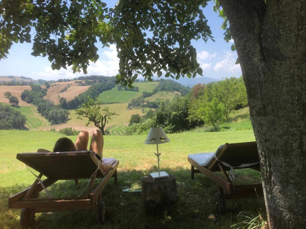 Agriturismo Al Respiro Nel Bosco Camporotondo di Fiastrone Екстер'єр фото
